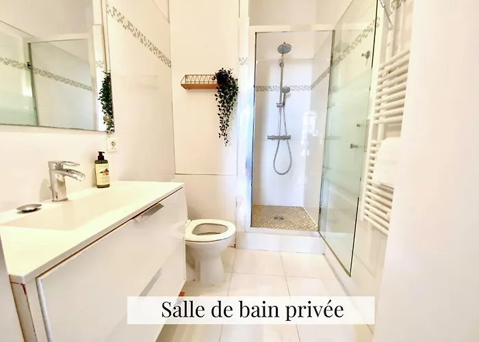 Rum i privatbostad Cosy Avec Salle De Bain Et Jardin Prive *