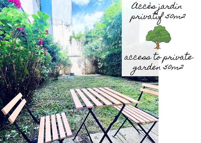 Cosy Avec Salle De Bain Et Jardin Prive *