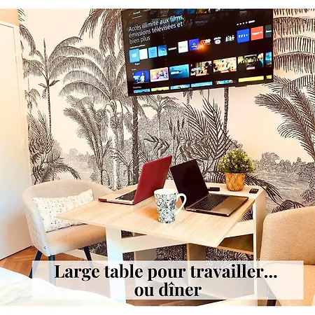 בית אירוח Cosy Avec Salle De Bain Et Jardin Prive *